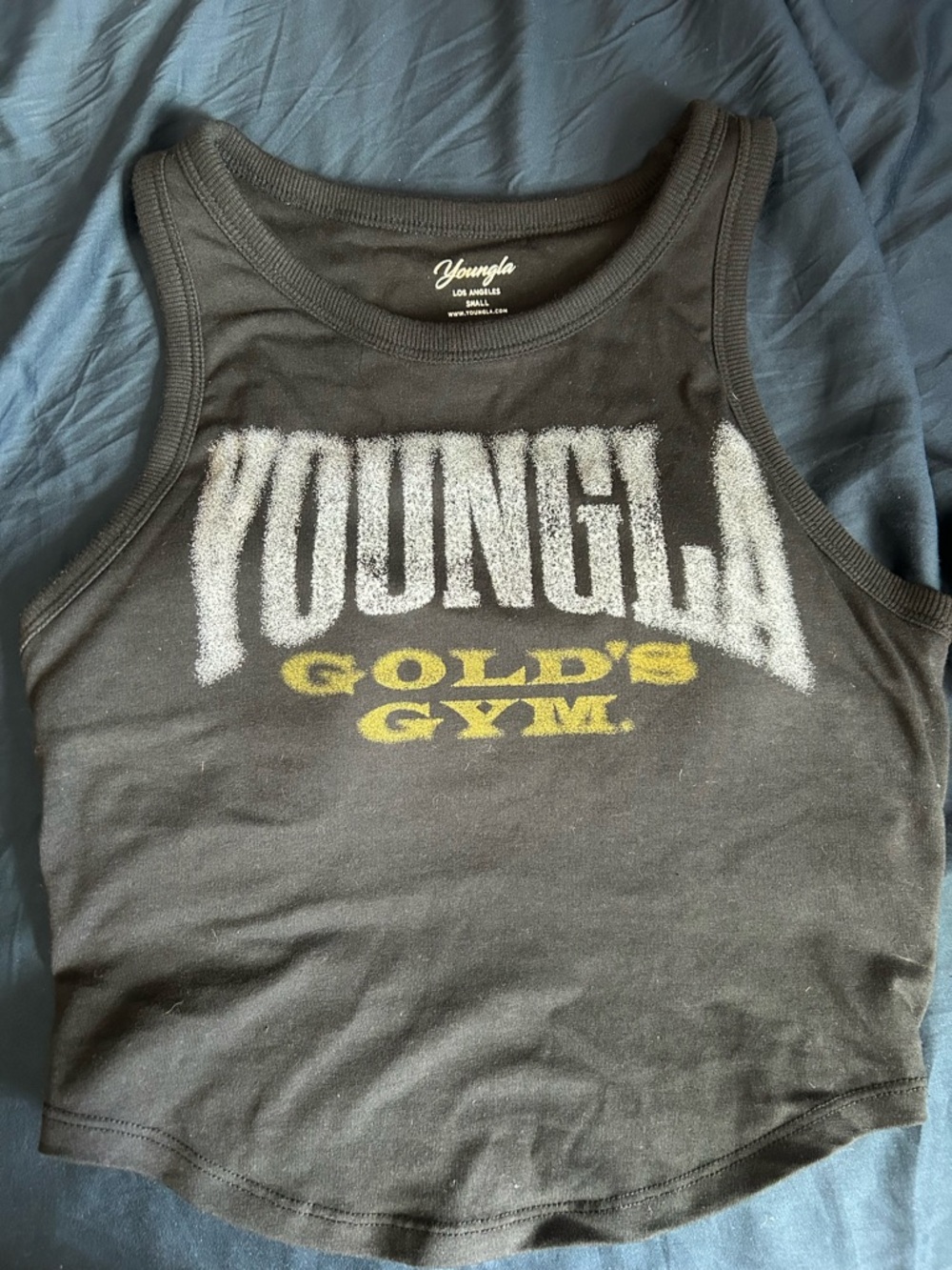 YOUNGLA Gold's Gym Collab Tank